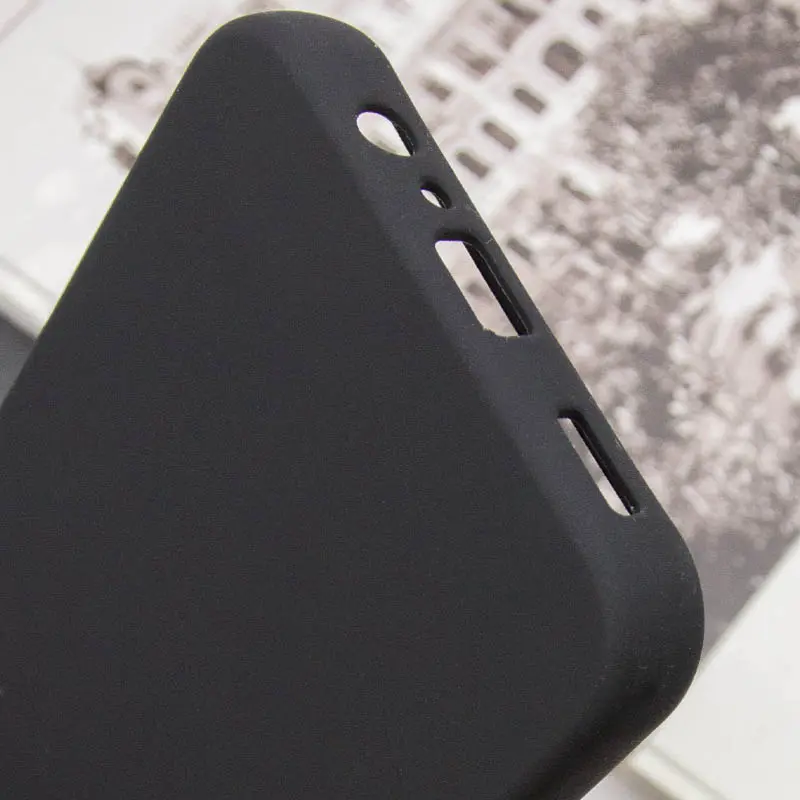 Чехол Silicone Cover Lakshmi Full Camera (AAA) для Samsung Galaxy A16 4G/5G, Черный / Black 6, Силикон, купить оптом с доставкой