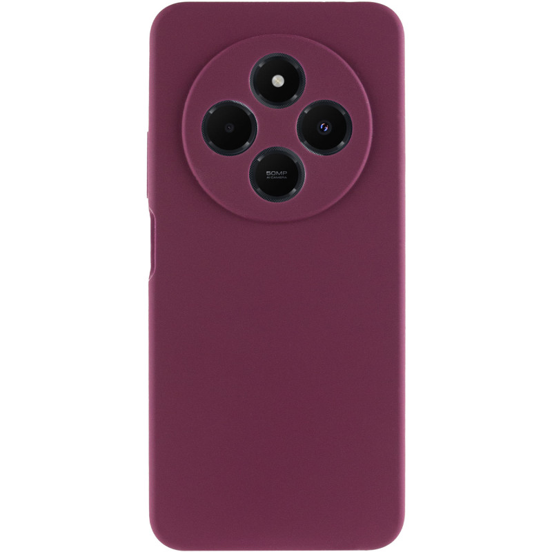 Чехол Silicone Cover Lakshmi Full Camera (AAA) для Xiaomi Redmi 14C / Poco C75 | Микрофибра на картинке №3