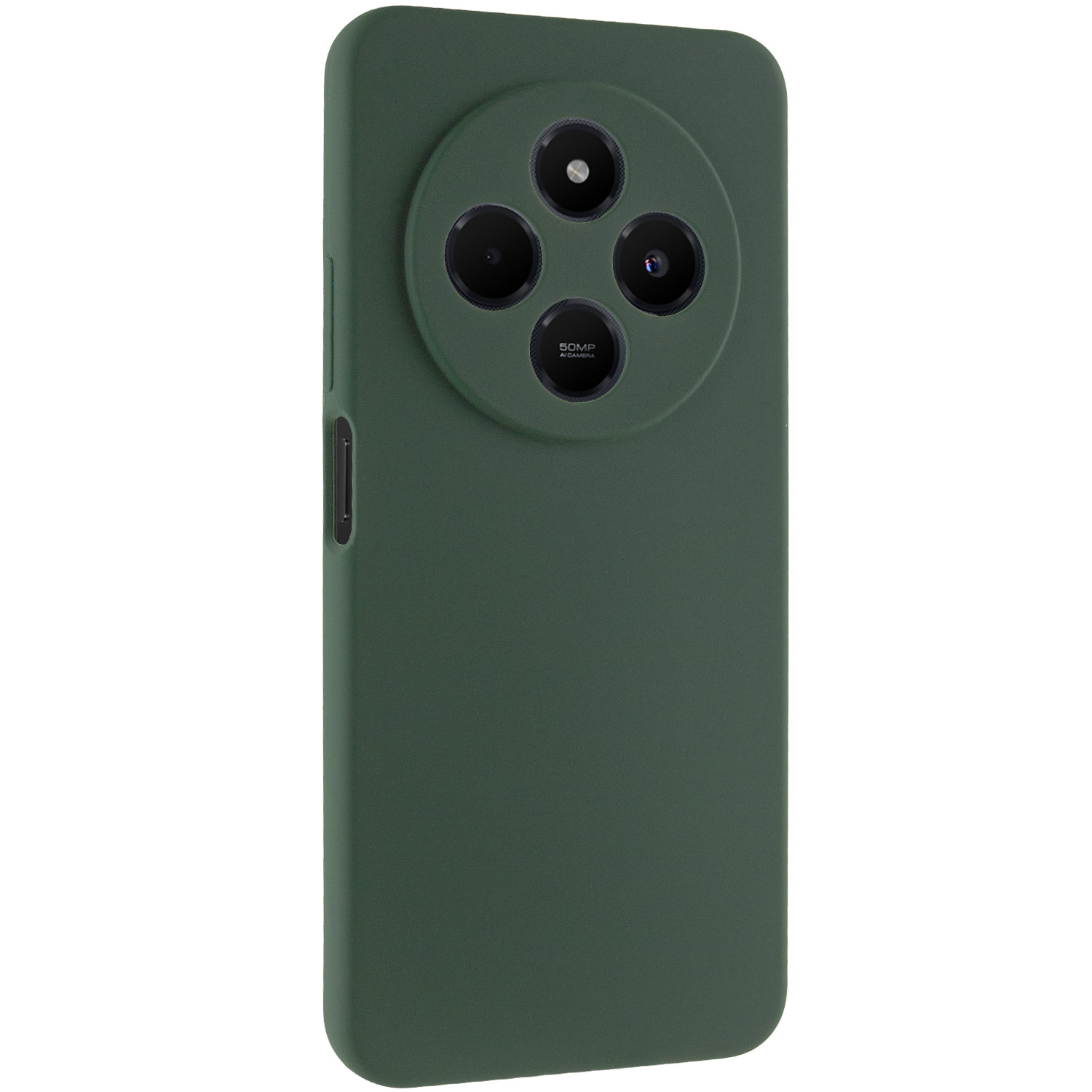 Чохол Silicone Cover Lakshmi Full Camera (AAA) для Xiaomi Redmi 14C / Poco C75, Зелений / Cyprus Green, Силікон, купити оптом з доставкою
