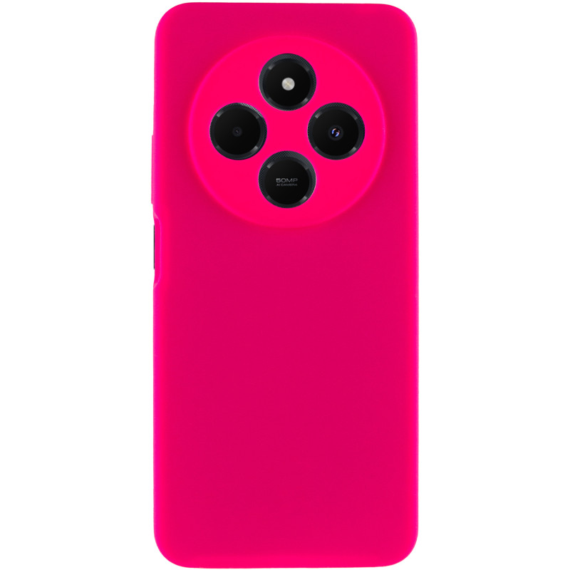 Чехол Silicone Cover Lakshmi Full Camera (AAA) для Xiaomi Redmi 14C / Poco C75 | Микрофибра на картинке №3