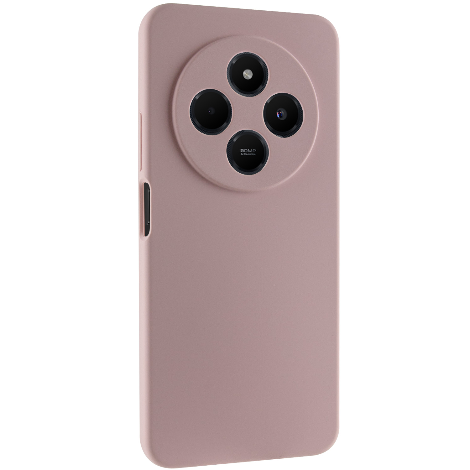 Чохол Silicone Cover Lakshmi Full Camera (AAA) для Xiaomi Redmi 14C / Poco C75, Рожевий / Pink Sand, Силікон, купити оптом з доставкою