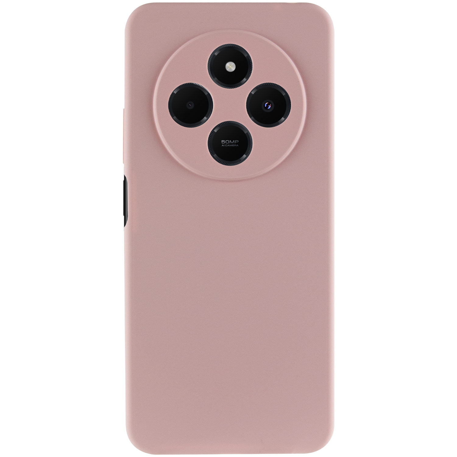 Чохол Silicone Cover Lakshmi Full Camera (AAA) для Xiaomi Redmi 14C / Poco C75, Рожевий / Pink Sand 2, Силікон, купити оптом з доставкою