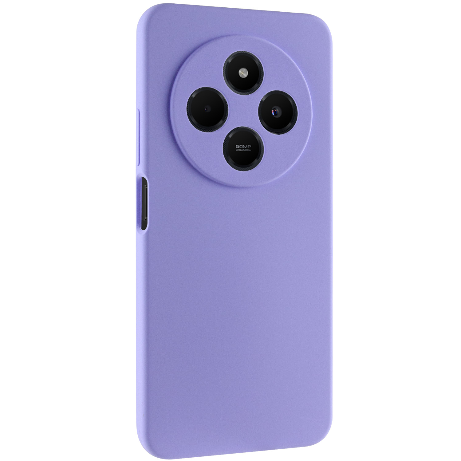 Чохол Silicone Cover Lakshmi Full Camera (AAA) для Xiaomi Redmi 14C / Poco C75, Бузковий / Dasheen, Силікон, купити оптом з доставкою