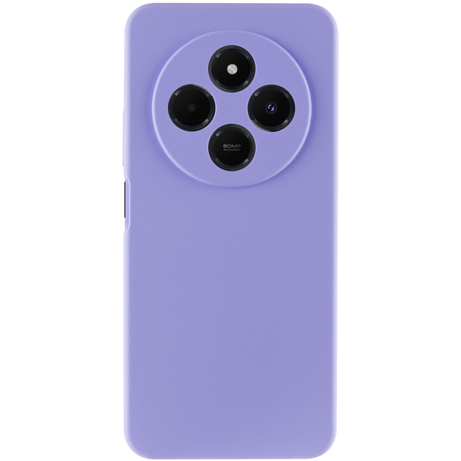 Чохол Silicone Cover Lakshmi Full Camera (AAA) для Xiaomi Redmi 14C / Poco C75, Бузковий / Dasheen 2, Силікон, купити оптом з доставкою
