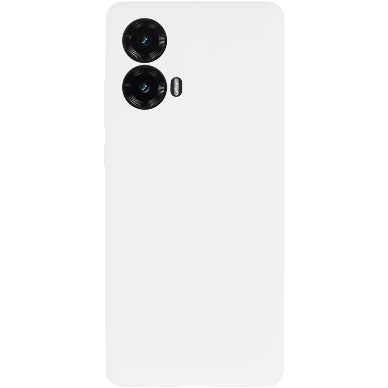 Чехол Silicone Cover Lakshmi Full Camera (AAA) для Motorola Moto G85, Белый / White 1, Силикон, купить оптом с доставкой