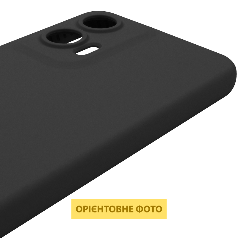 Чехол Silicone Cover Lakshmi Full Camera (AAA) для Motorola Moto G85, Черный / Black 4, Силикон, купить оптом с доставкой