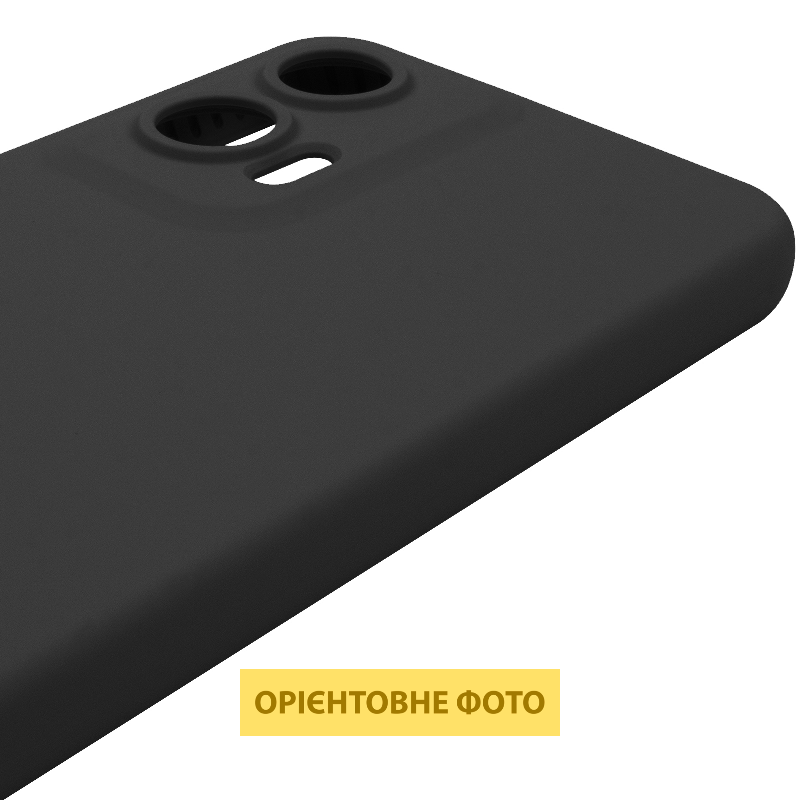 Чехол Silicone Cover Lakshmi Full Camera (AAA) для Motorola Moto G85, Черный / Black 4, Силикон, купить оптом с доставкой