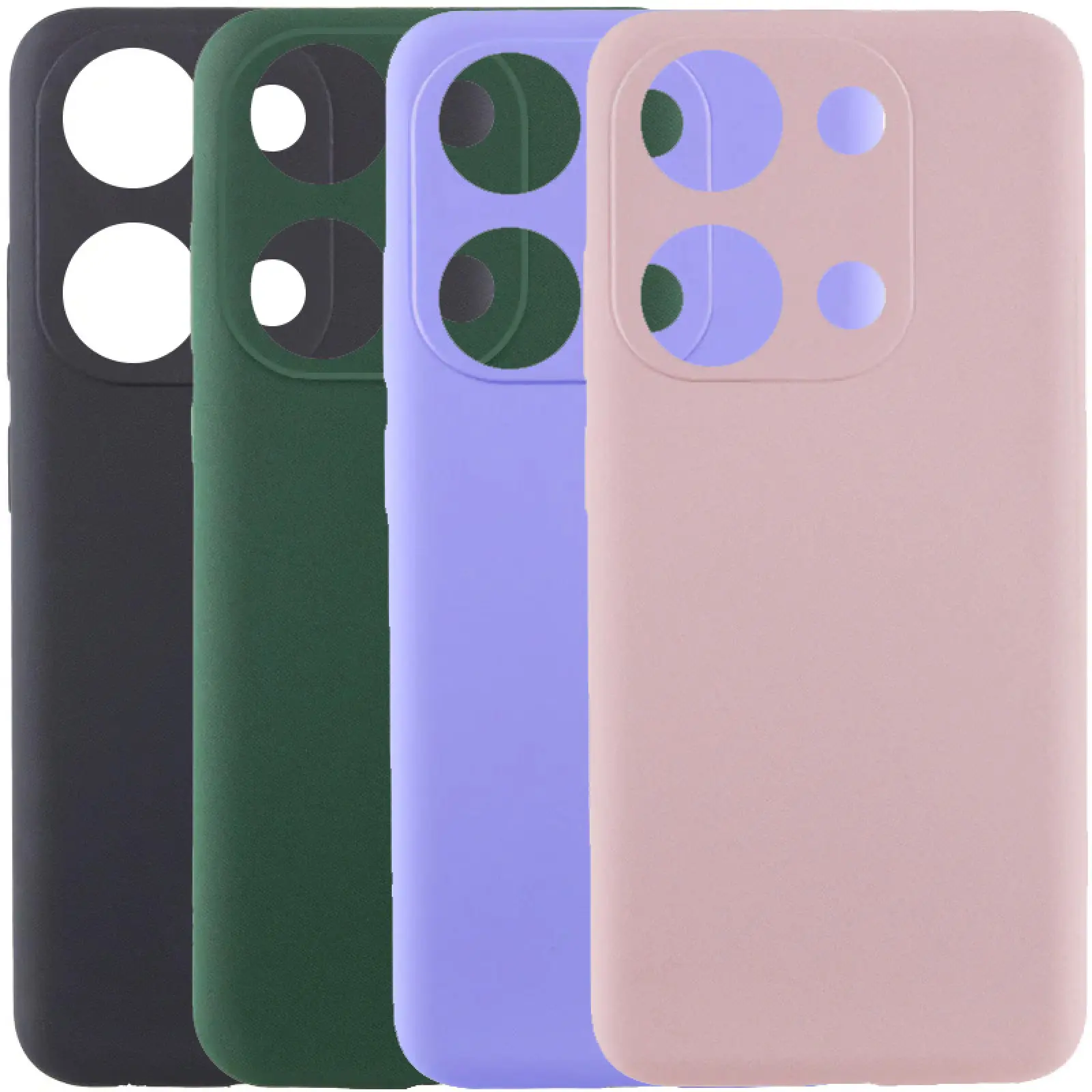 Чехол Silicone Cover Lakshmi Full Camera (AAA) для Xiaomi 14T, Силикон, купить оптом с доставкой