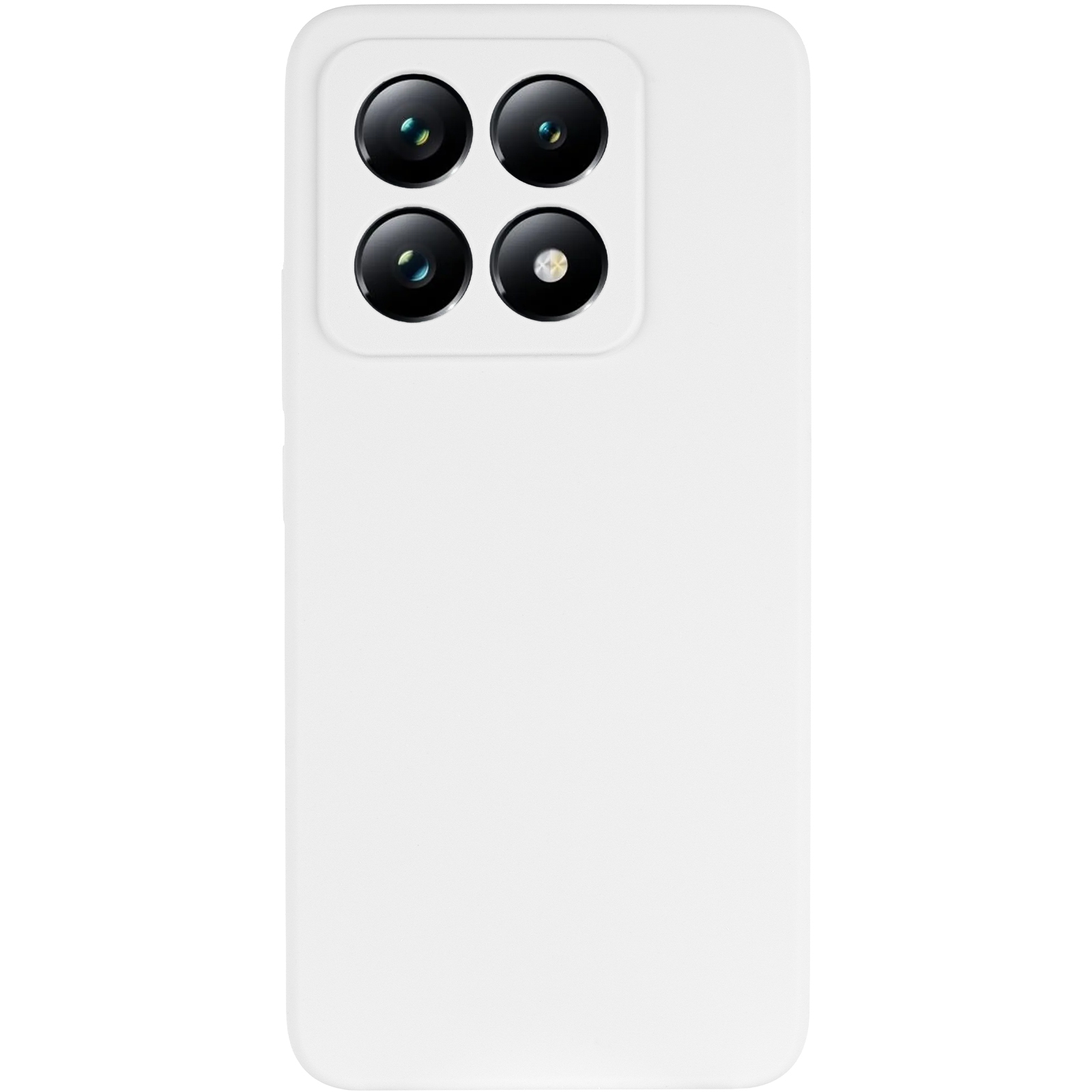 Чохол Silicone Cover Lakshmi Full Camera (AAA) для Xiaomi 14T, Білий / White 1, Силікон, купити оптом з доставкою