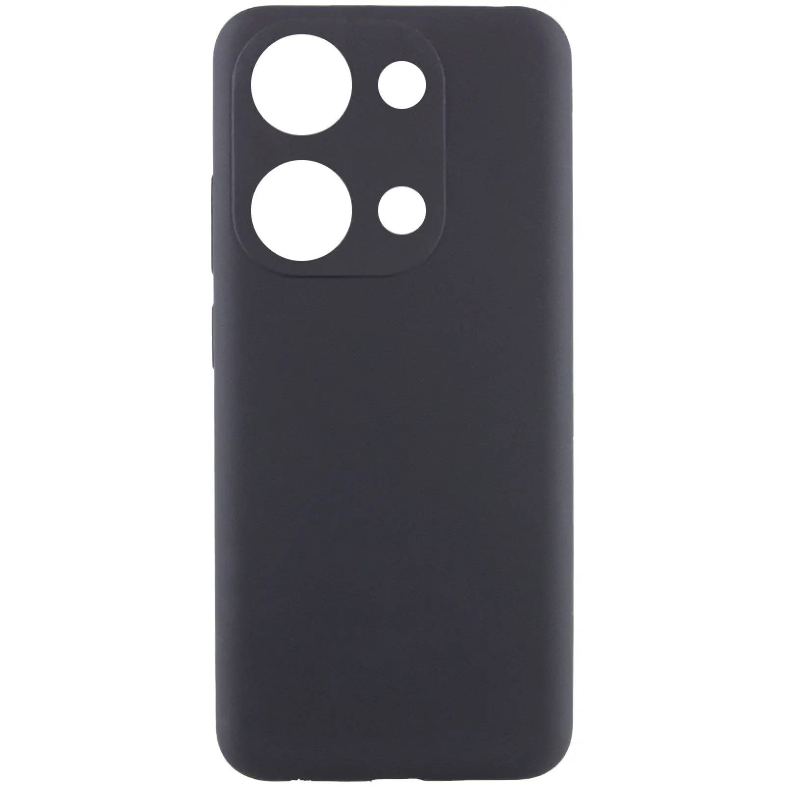 Чехол Silicone Cover Lakshmi Full Camera (AAA) для Xiaomi 14T, Черный / Black, Силикон, купить оптом с доставкой