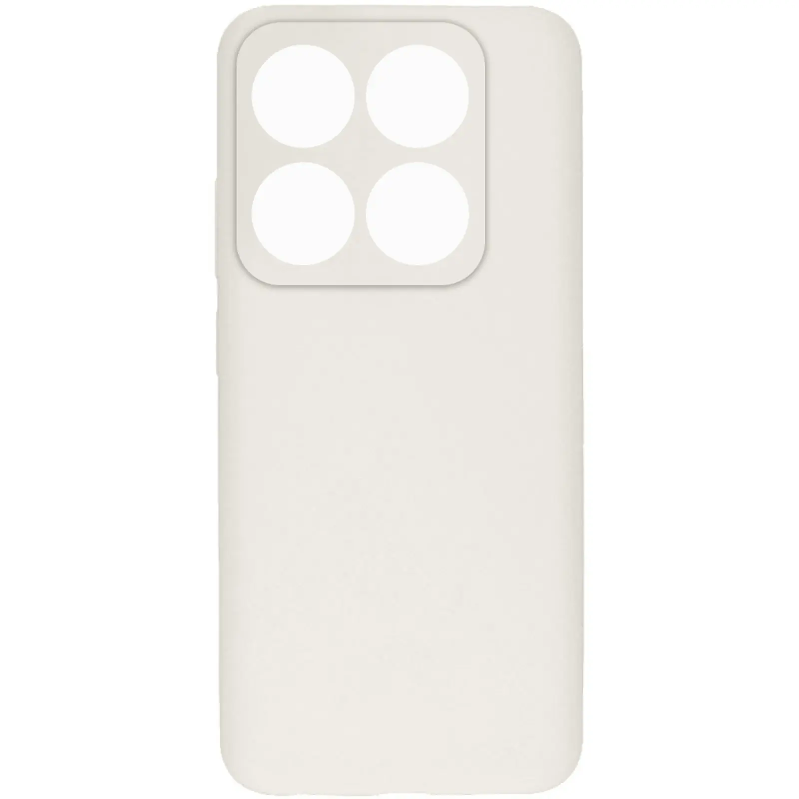 Чехол Silicone Cover Lakshmi Full Camera (AAA) для Xiaomi 14T Pro, Белый / White, Силикон, купить оптом с доставкой
