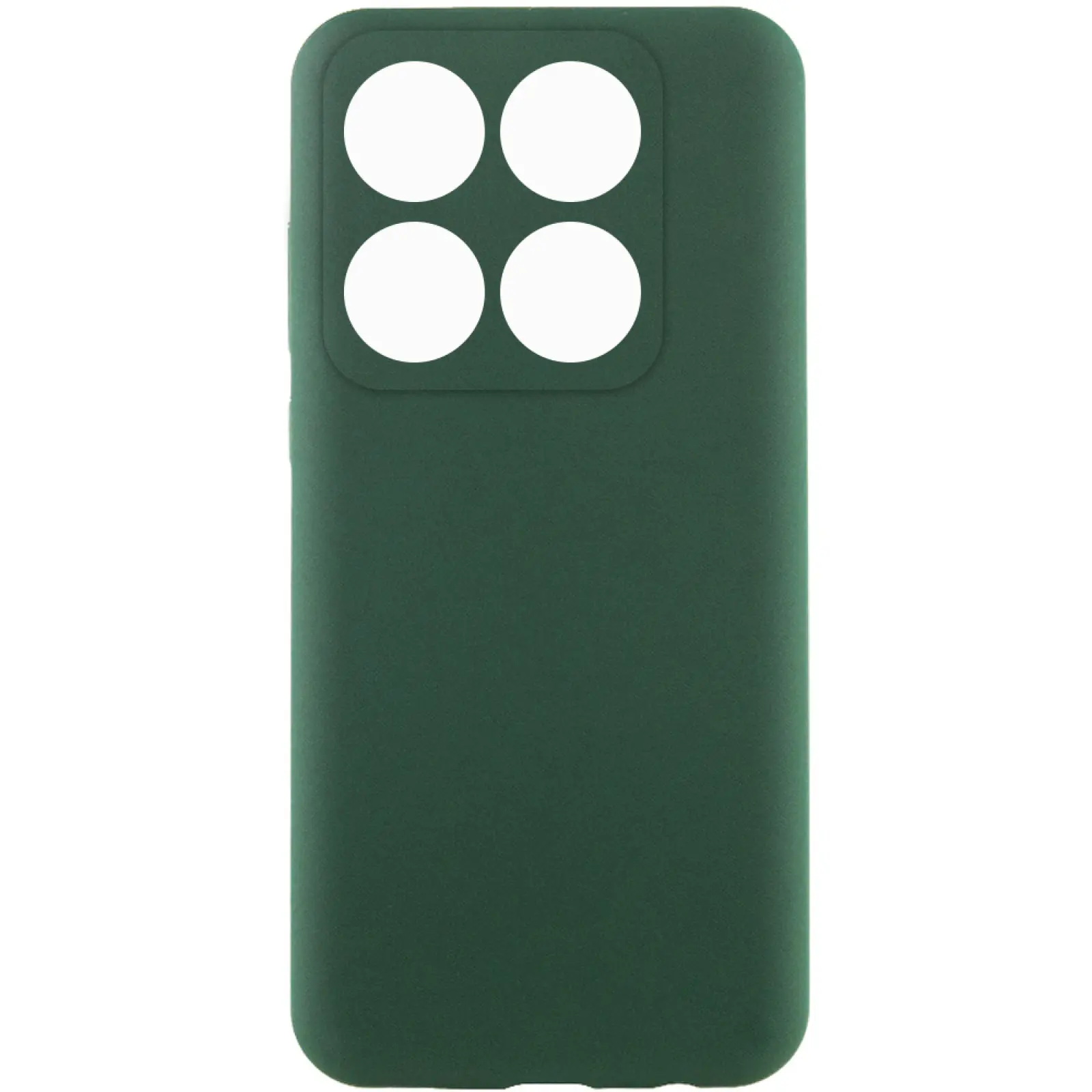 Чехол Silicone Cover Lakshmi Full Camera (AAA) для Xiaomi 14T Pro, Зеленый / Cyprus Green, Силикон, купить оптом с доставкой