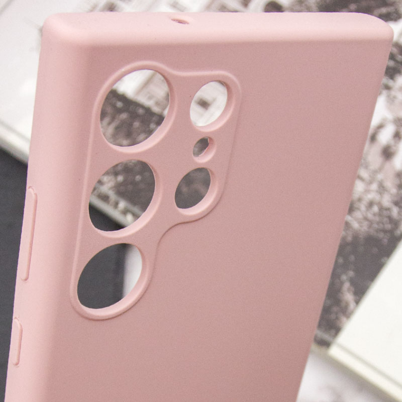 Чохол Silicone Cover Lakshmi Full Camera (AAA) для Samsung Galaxy S25 Ultra, Рожевий / Pink Sand 5, Силікон, купити оптом з доставкою