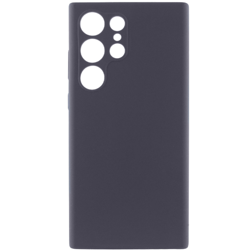 Чохол Silicone Cover Lakshmi Full Camera (AAA) для Samsung Galaxy S25 Ultra, Сірий / Dark Gray, Силікон, купити оптом з доставкою