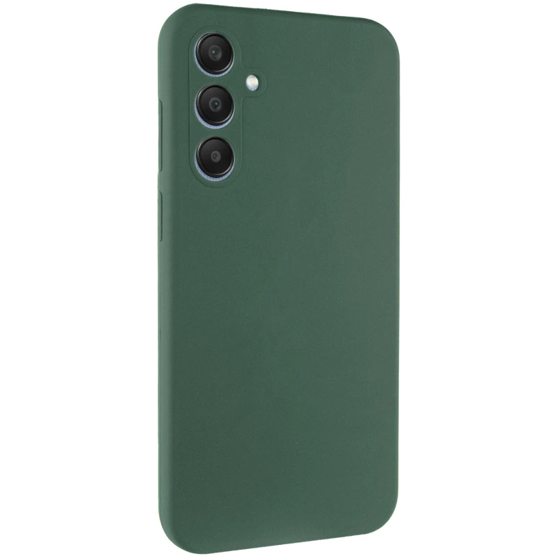 Чехол Silicone Cover Lakshmi Full Camera (AAA) для Samsung Galaxy S25, Зеленый / Cyprus Green, Силикон, купить оптом с доставкой