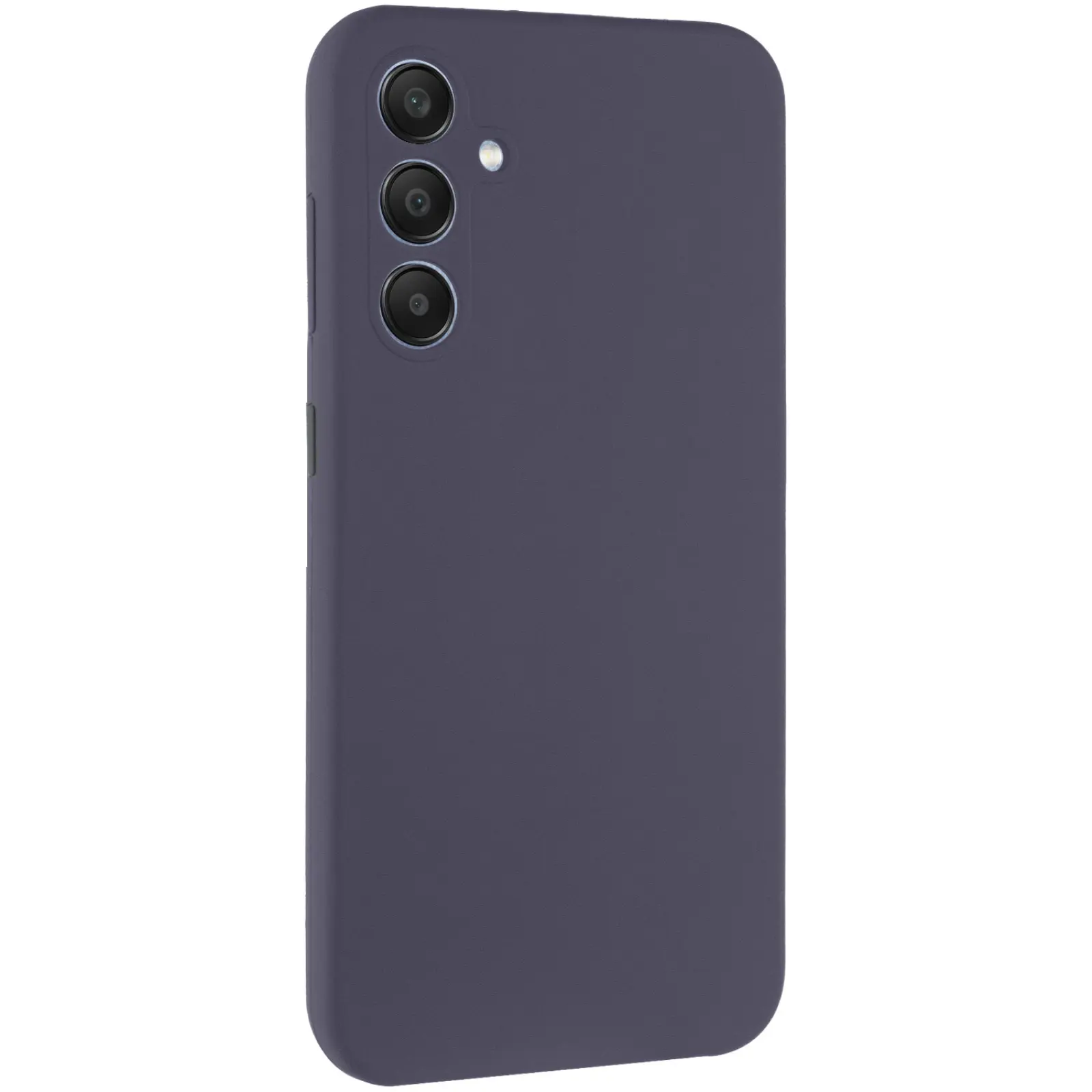 Чехол Silicone Cover Lakshmi Full Camera (AAA) для Samsung Galaxy A36 5G, Серый / Dark Gray, Силикон, купить оптом с доставкой