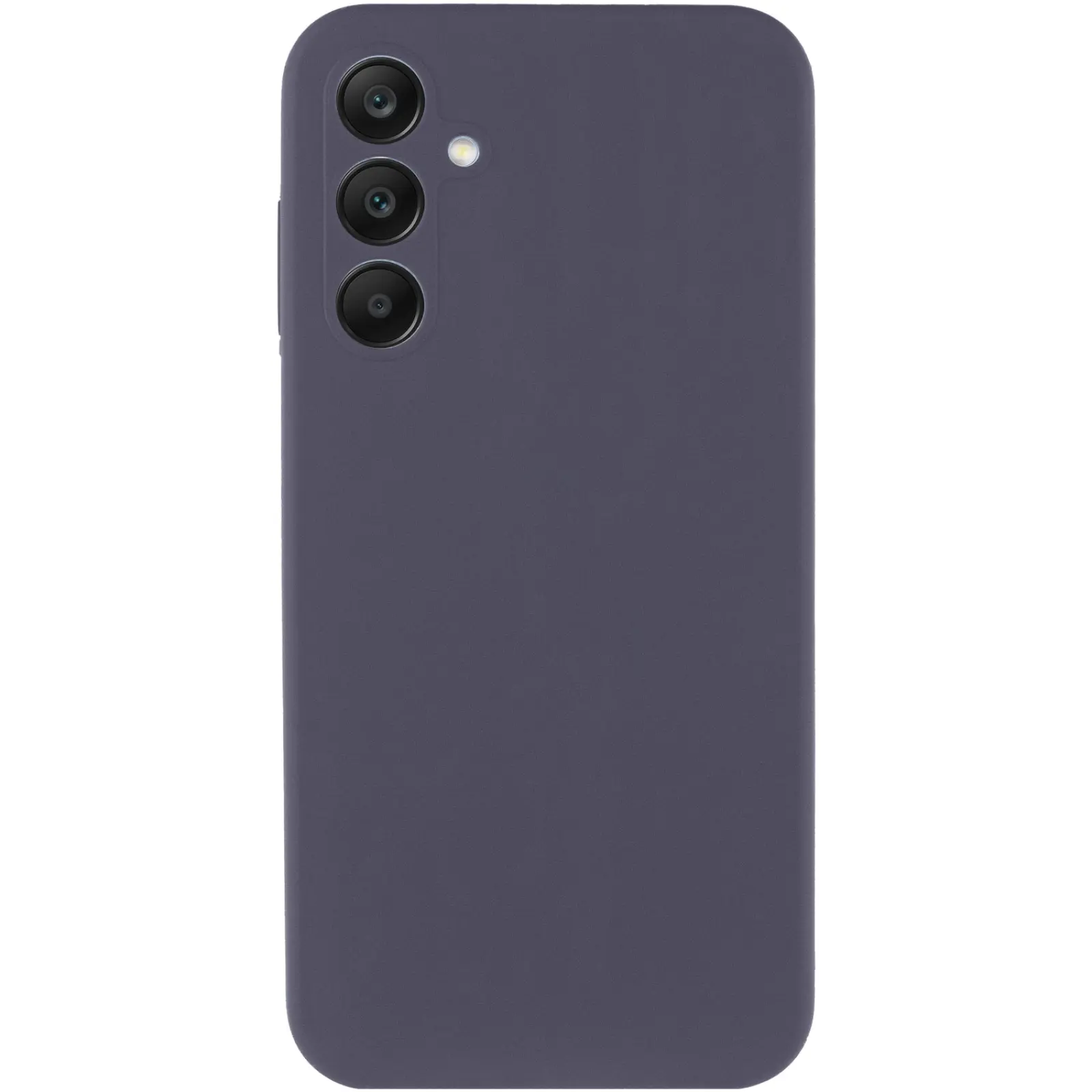 Чехол Silicone Cover Lakshmi Full Camera (AAA) для Samsung Galaxy A36 5G, Серый / Dark Gray 1, Силикон, купить оптом с доставкой