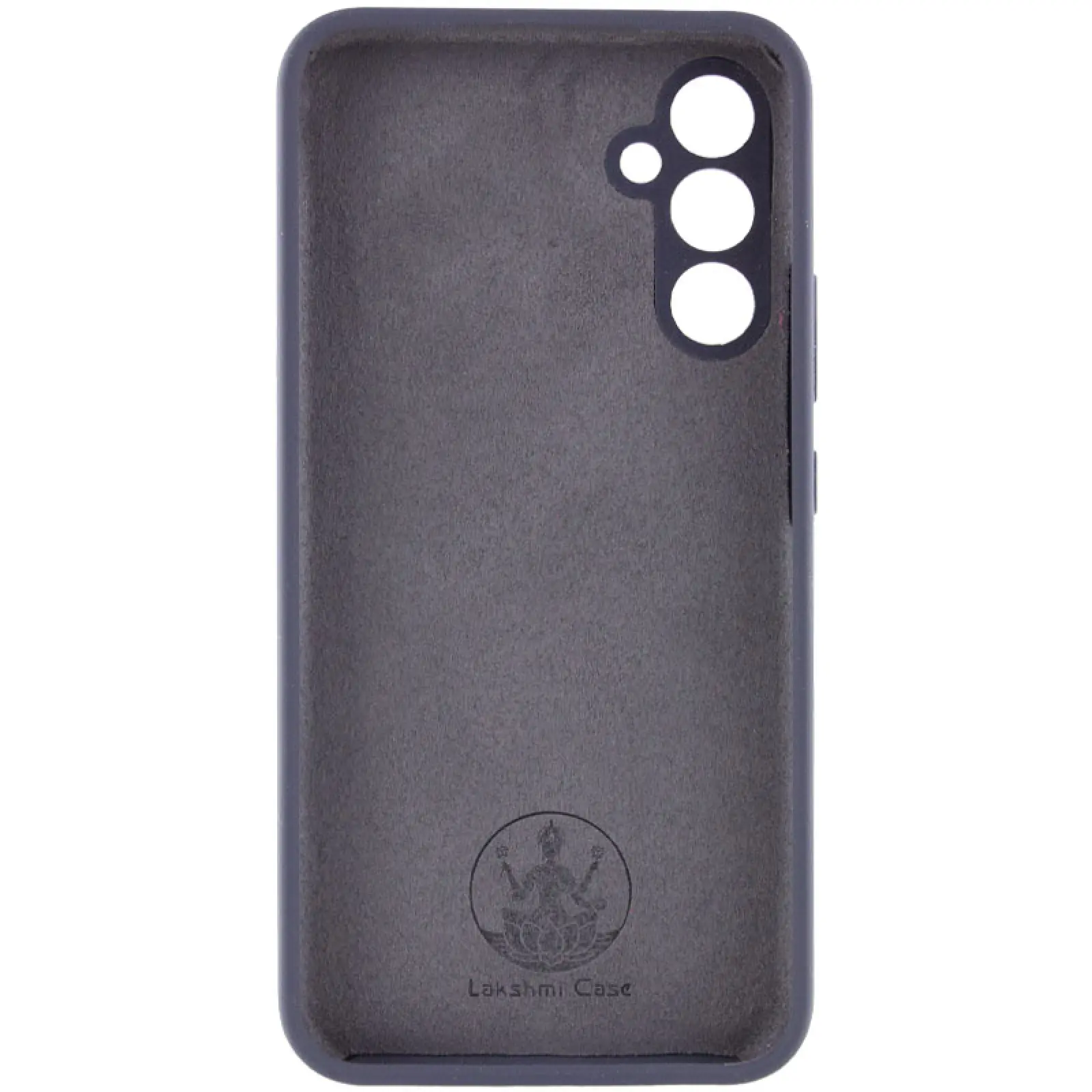 Чехол Silicone Cover Lakshmi Full Camera (AAA) для Samsung Galaxy A36 5G, Серый / Dark Gray 2, Силикон, купить оптом с доставкой
