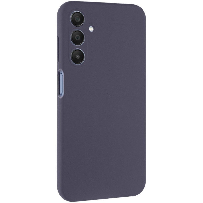 Чехол Silicone Cover Lakshmi Full Camera (AAA) для Samsung Galaxy A26 5G, Серый / Dark Gray, Силикон, купить оптом с доставкой