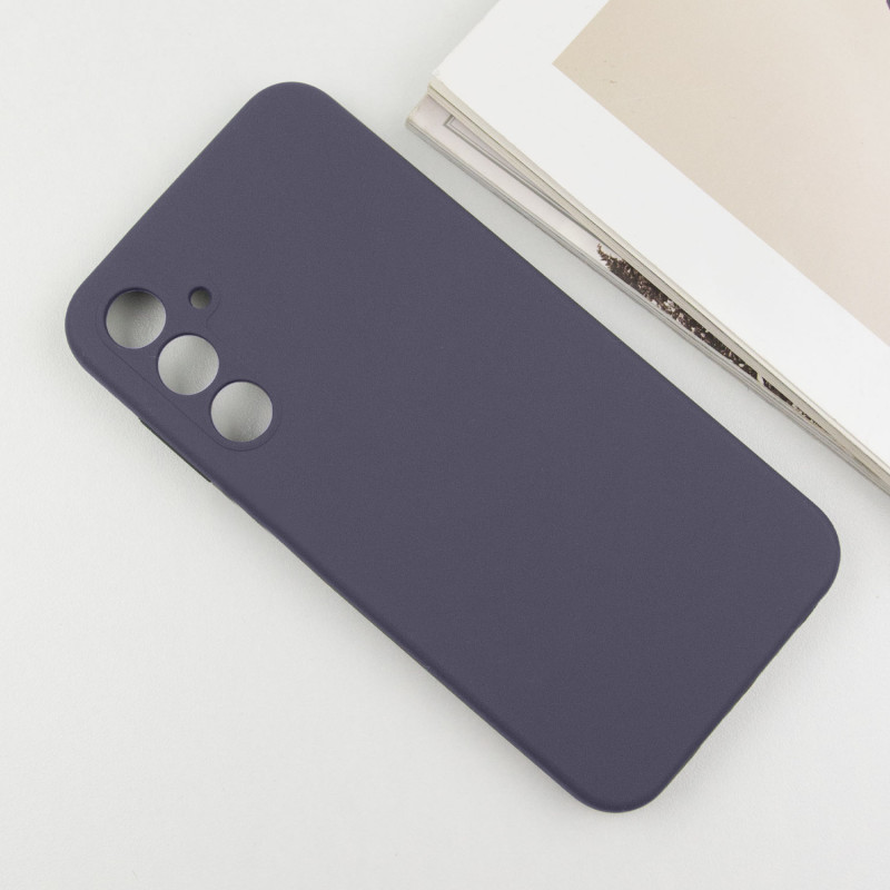 Чехол Silicone Cover Lakshmi Full Camera (AAA) для Samsung Galaxy A26 5G, Серый / Dark Gray 4, Силикон, купить оптом с доставкой