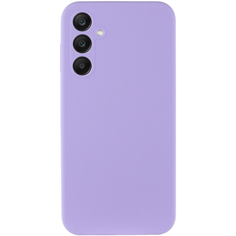 Чохол Silicone Cover Lakshmi Full Camera (AAA) для Samsung Galaxy A26 5G, Бузковий / Dasheen 1, Силікон, купити оптом з доставкою