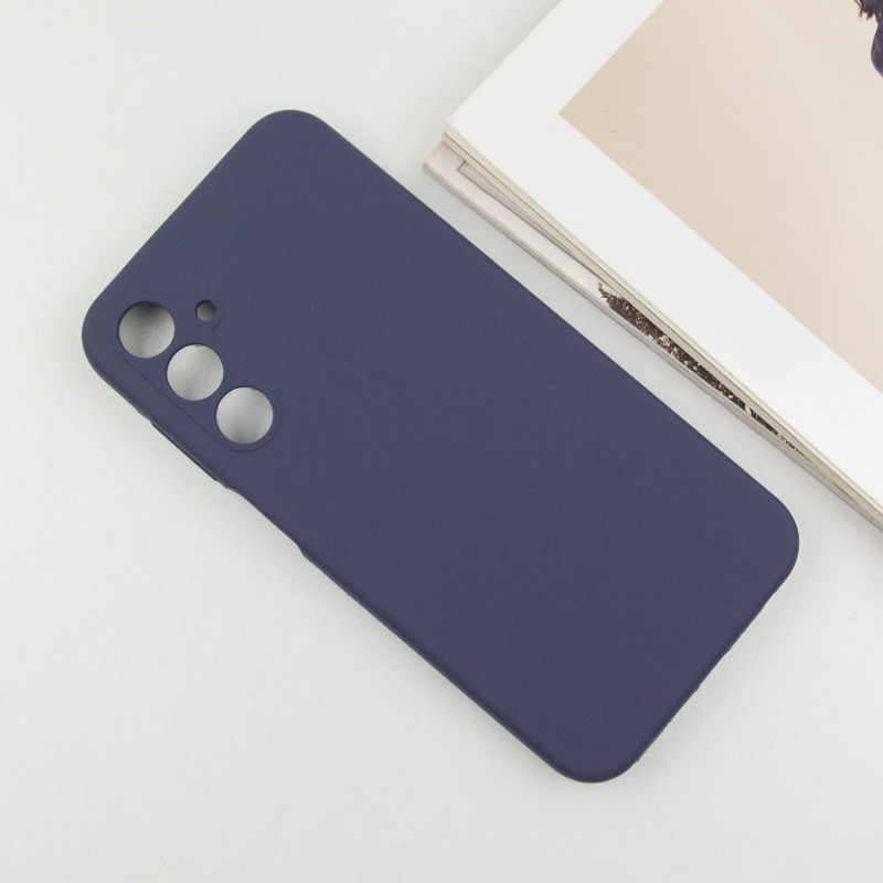 Чохол Silicone Cover Lakshmi Full Camera (AAA) для Samsung Galaxy A26 5G, Темно-синій / Midnight blue 4, Силікон, купити оптом з доставкою