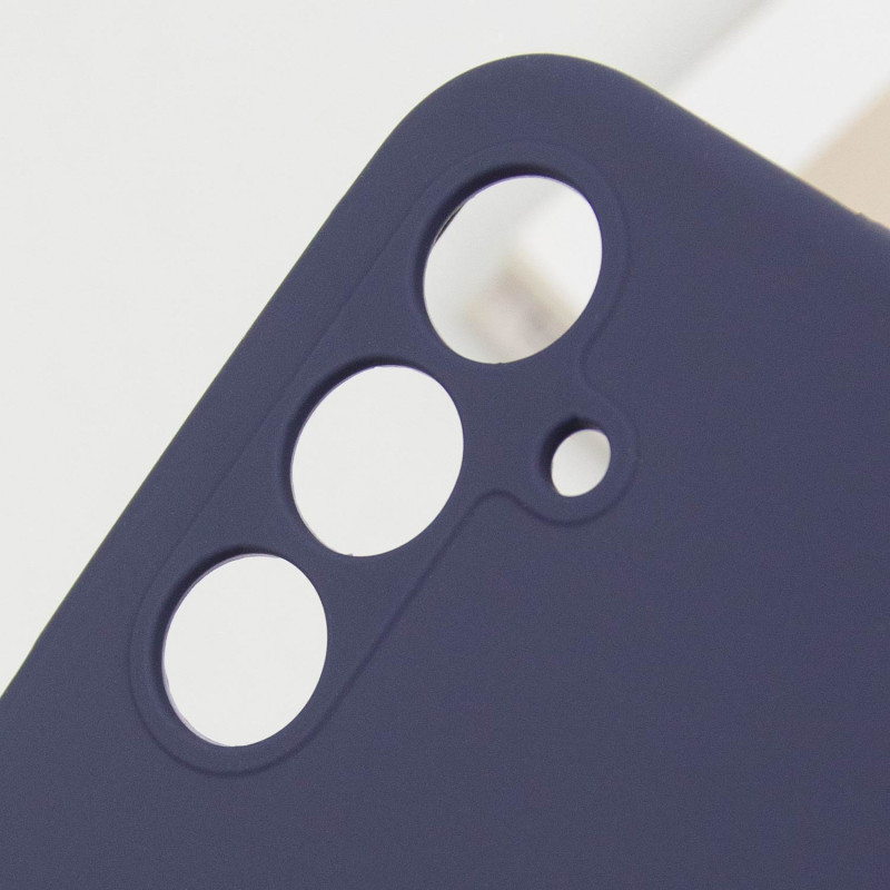 Чохол Silicone Cover Lakshmi Full Camera (AAA) для Samsung Galaxy A26 5G, Темно-синій / Midnight blue 5, Силікон, купити оптом з доставкою
