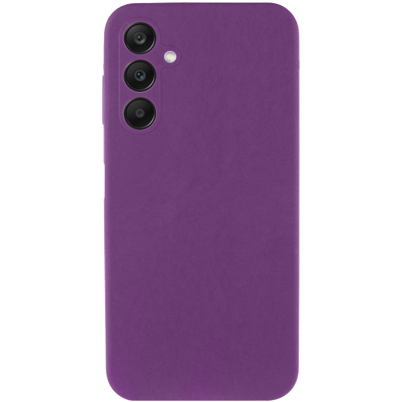 Чохол Silicone Cover Lakshmi Full Camera (AAA) для Samsung Galaxy A26 5G, Сливовий / Purple, Силікон, купити оптом з доставкою