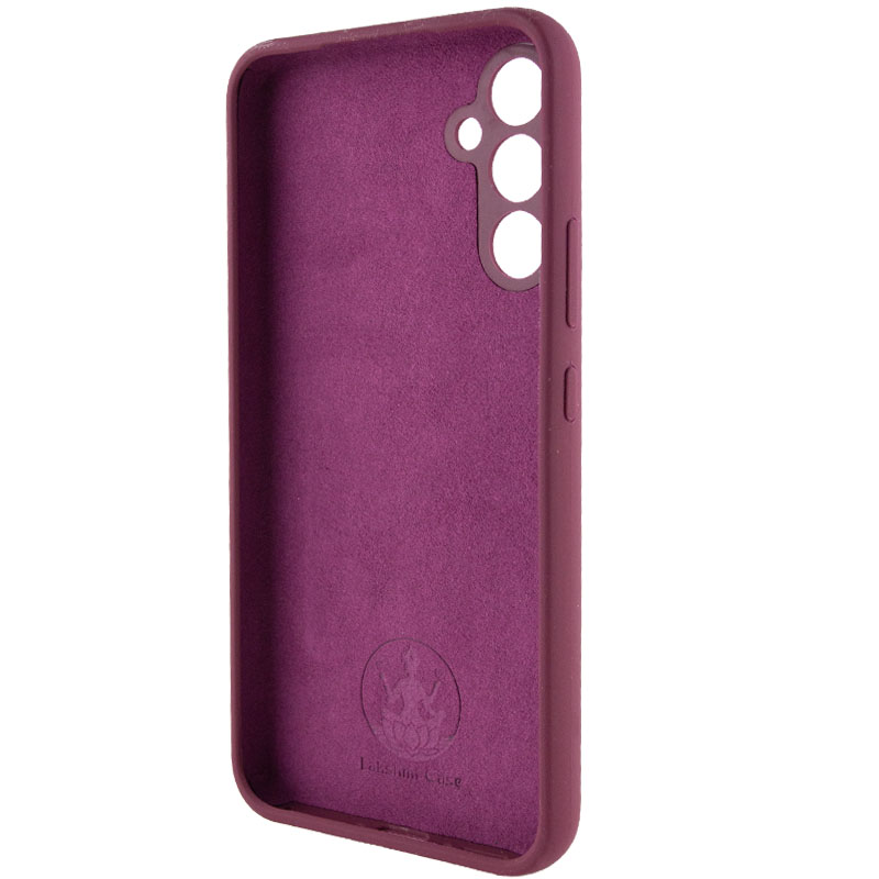 Чохол Silicone Cover Lakshmi Full Camera (AAA) для Samsung Galaxy A56 5G, Бордовий / Plum 3, Силікон, купити оптом з доставкою