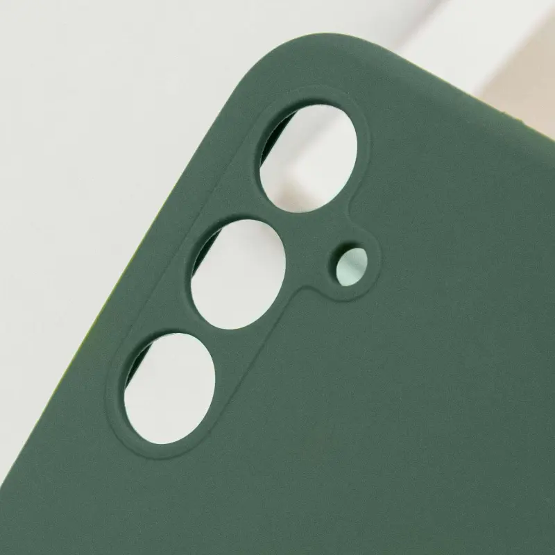 Чехол Silicone Cover Lakshmi Full Camera (AAA) для Samsung Galaxy A56 5G, Зеленый / Cyprus Green 5, Силикон, купить оптом с доставкой