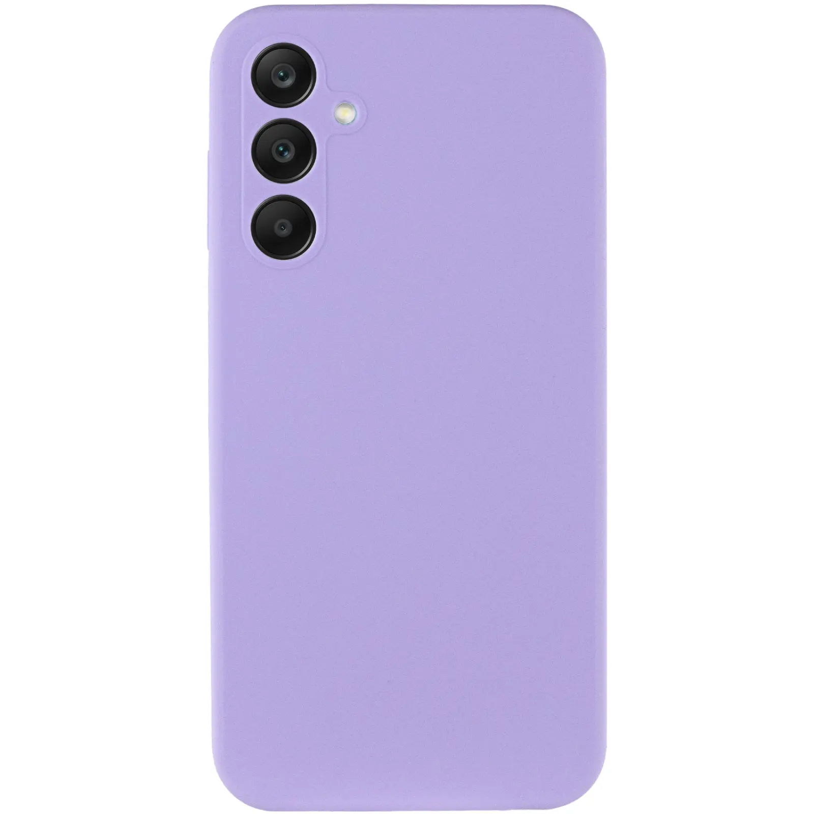 Чехол Silicone Cover Lakshmi Full Camera (AAA) для Samsung Galaxy A56 5G, Сиреневый / Dasheen 1, Силикон, купить оптом с доставкой