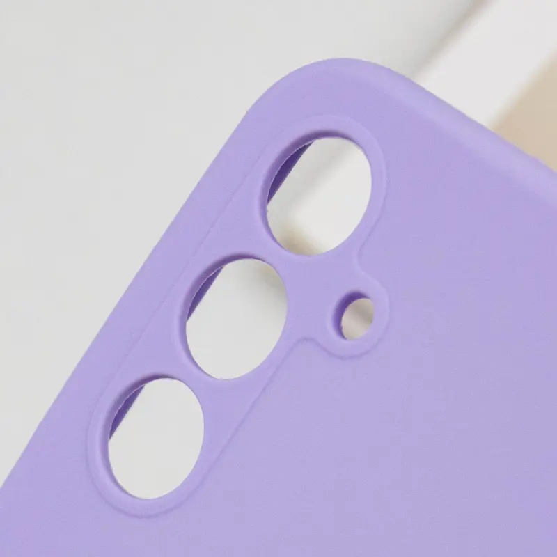 Чехол Silicone Cover Lakshmi Full Camera (AAA) для Samsung Galaxy A56 5G, Сиреневый / Dasheen 5, Силикон, купить оптом с доставкой
