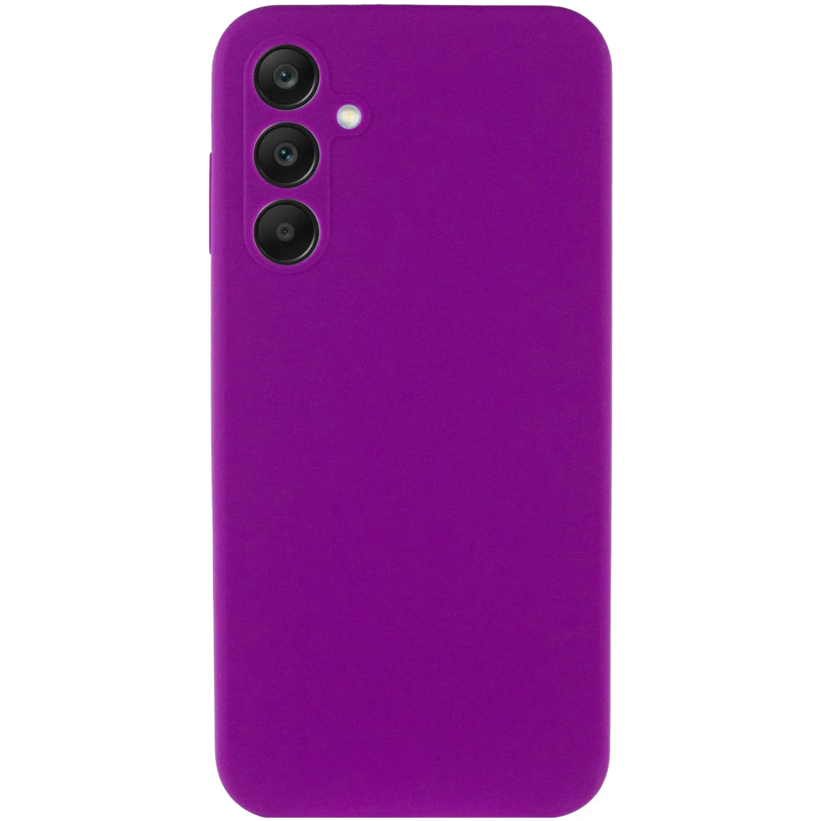 Чехол Silicone Cover Lakshmi Full Camera (AAA) для Samsung Galaxy A56 5G, Сливовый / Purple 1, Силикон, купить оптом с доставкой