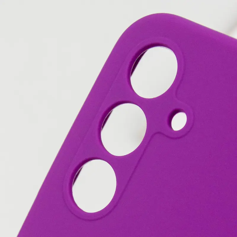 Чехол Silicone Cover Lakshmi Full Camera (AAA) для Samsung Galaxy A56 5G, Сливовый / Purple 3, Силикон, купить оптом с доставкой