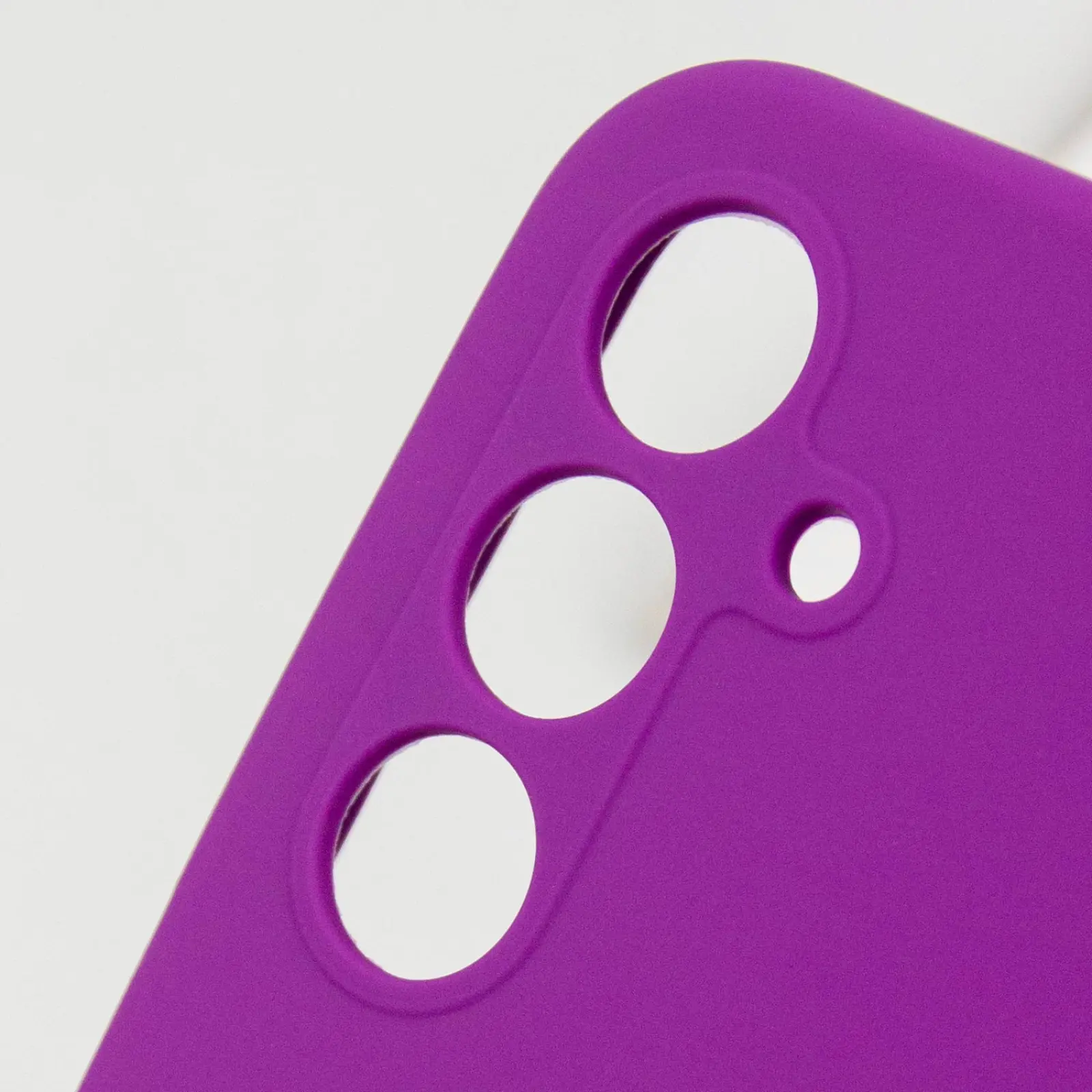 Чехол Silicone Cover Lakshmi Full Camera (AAA) для Samsung Galaxy A56 5G, Сливовый / Purple 3, Силикон, купить оптом с доставкой