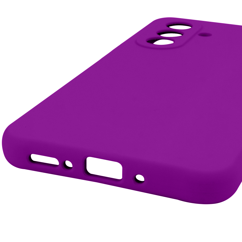 Чохол Silicone Cover Lakshmi Full Camera (AAA) для Samsung Galaxy A56 5G, Сливовий / Purple 4, Силікон, купити оптом з доставкою