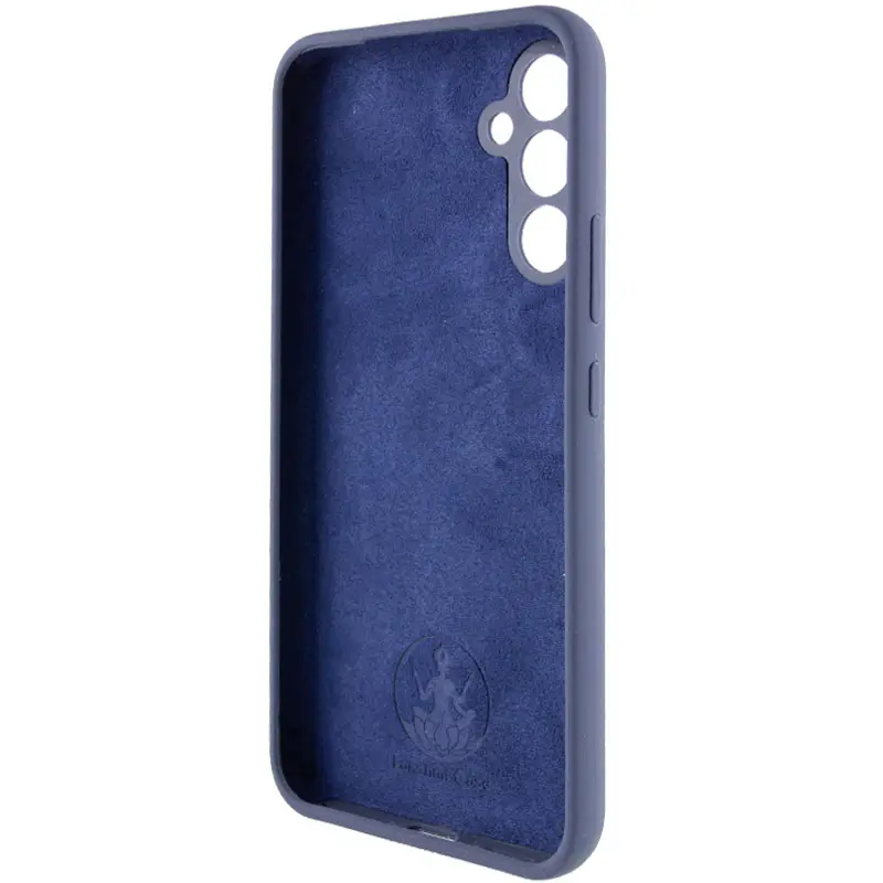 Чехол Silicone Cover Lakshmi Full Camera (AAA) для Samsung Galaxy A56 5G, Темно-синий / Midnight blue 3, Силикон, купить оптом с доставкой