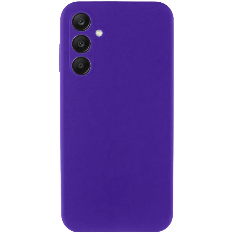 Чехол Silicone Cover Lakshmi Full Camera (AAA) для Samsung Galaxy A56 5G, Фиолетовый / Amethyst 1, Силикон, купить оптом с доставкой