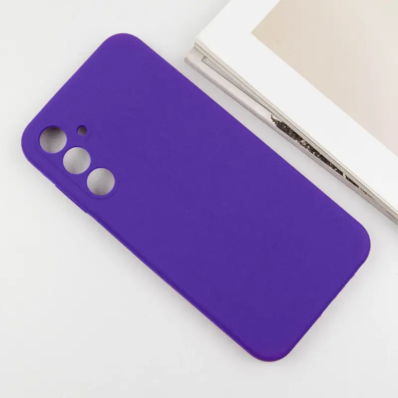 Чехол Silicone Cover Lakshmi Full Camera (AAA) для Samsung Galaxy A56 5G, Фиолетовый / Amethyst 4, Силикон, купить оптом с доставкой