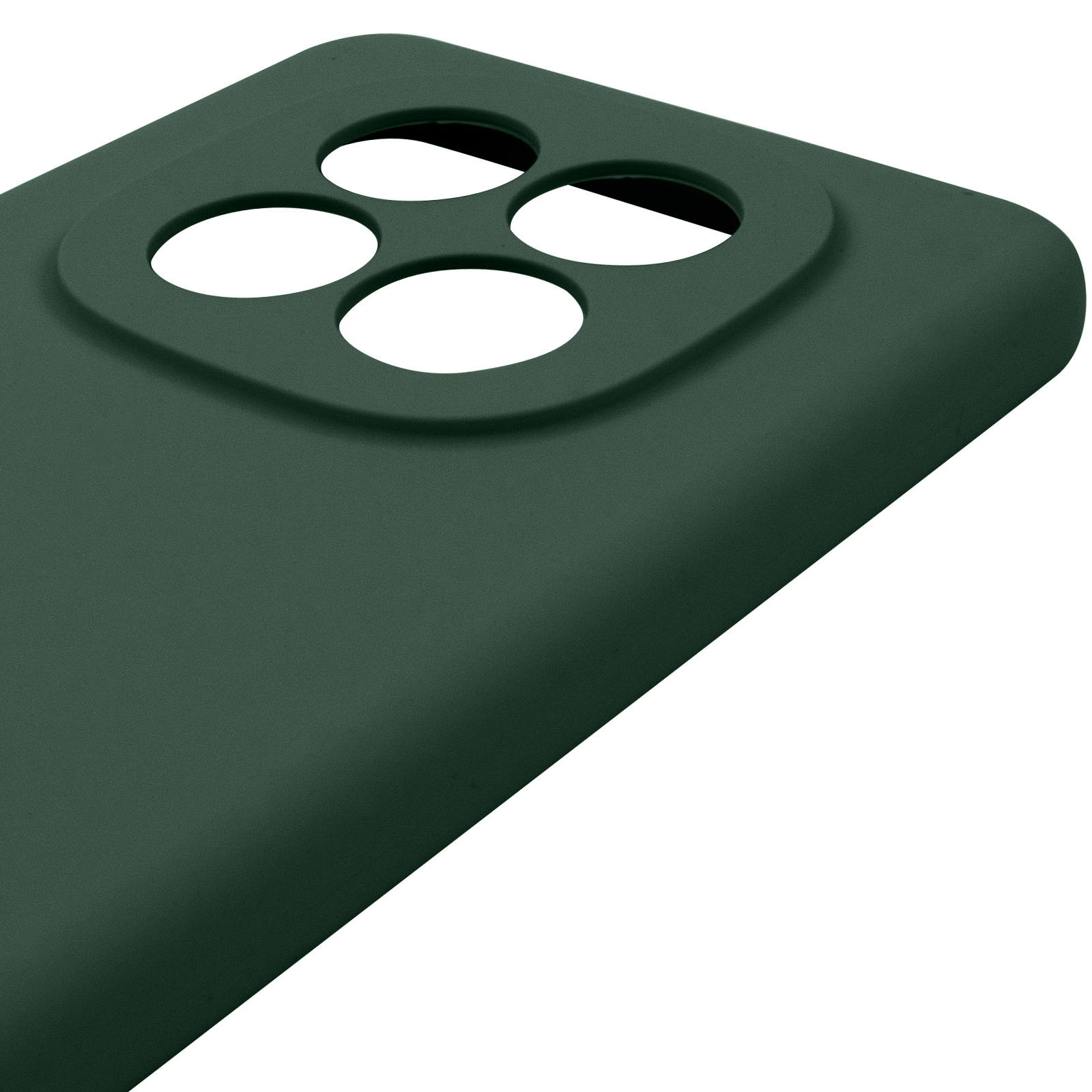 Чохол Silicone Cover Lakshmi Full Camera (AAA) для Xiaomi Redmi Note 14 Pro+, Зелений / Cyprus Green 3, Силікон, купити оптом з доставкою