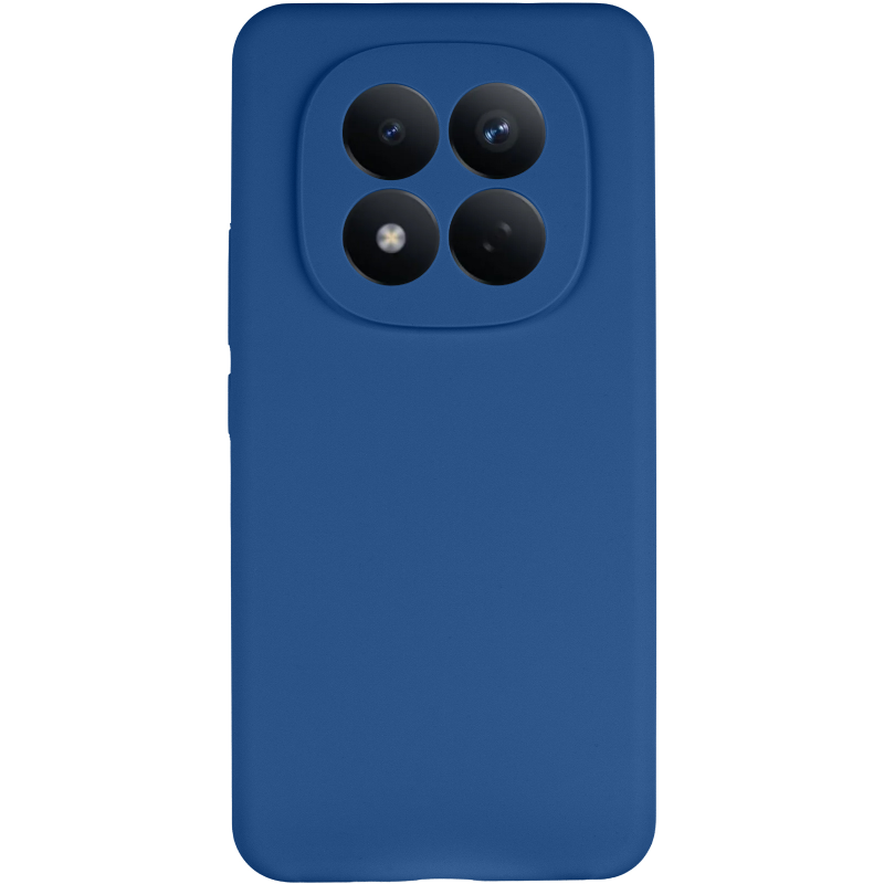 Чохол Silicone Cover Lakshmi Full Camera (AAA) для Xiaomi Redmi Note 14 Pro+, Синій / Denim Blue 1, Силікон, купити оптом з доставкою