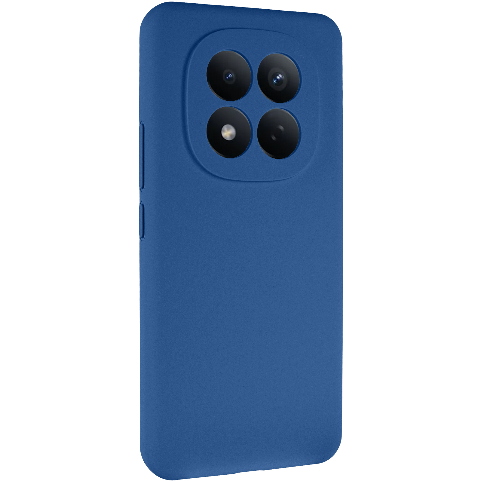 Чохол Silicone Cover Lakshmi Full Camera (AAA) для Xiaomi Redmi Note 14 Pro+, Синій / Denim Blue, Силікон, купити оптом з доставкою