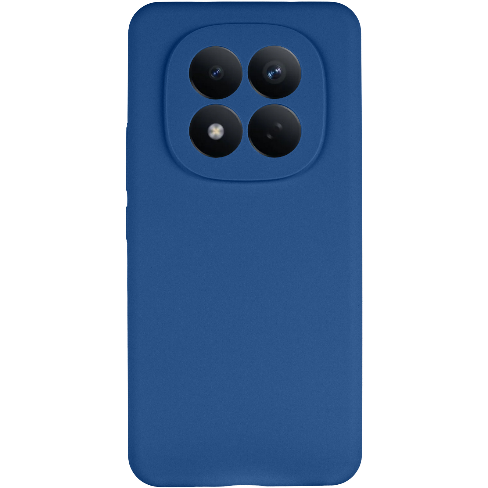 Чохол Silicone Cover Lakshmi Full Camera (AAA) для Xiaomi Redmi Note 14 Pro+, Синій / Denim Blue 1, Силікон, купити оптом з доставкою