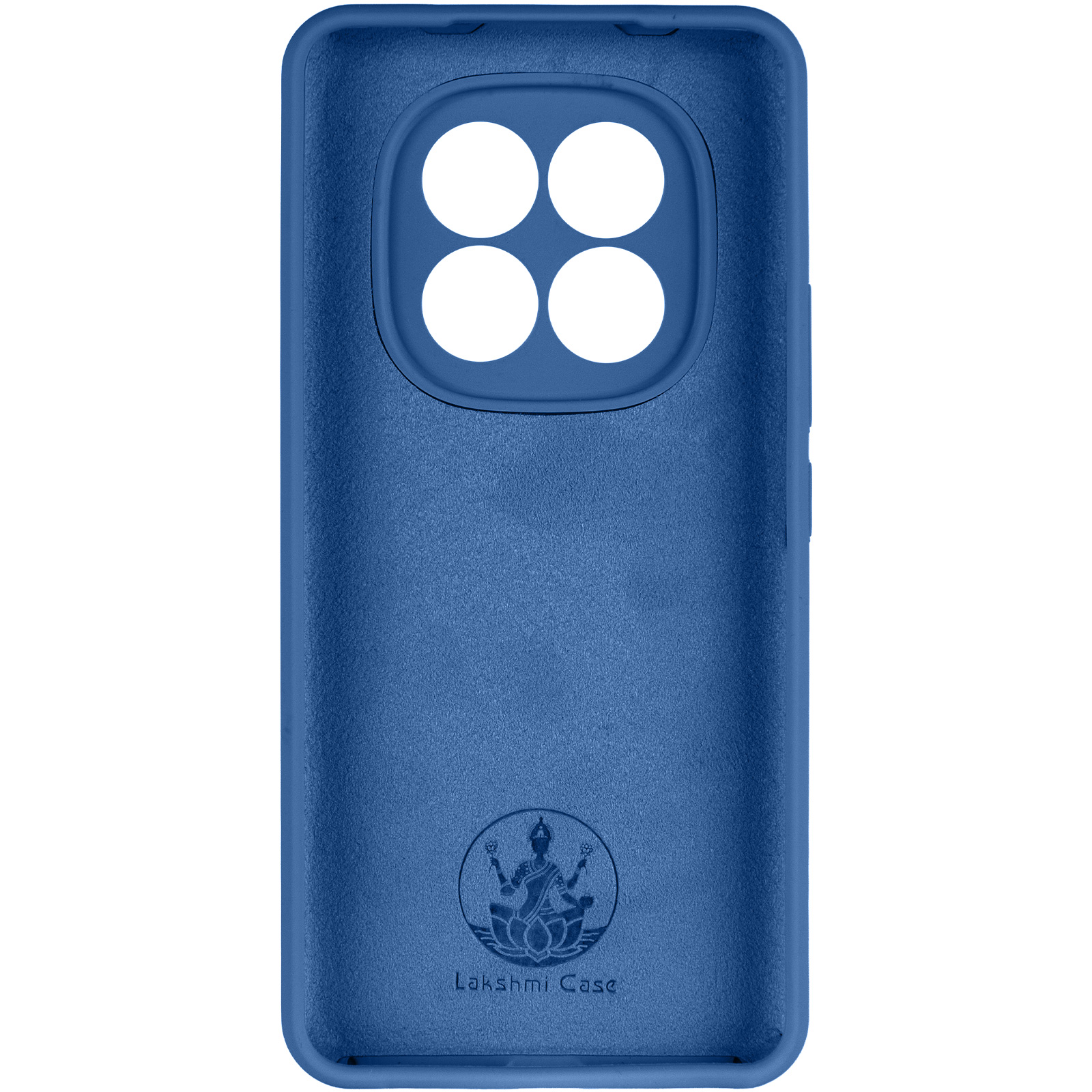 Чохол Silicone Cover Lakshmi Full Camera (AAA) для Xiaomi Redmi Note 14 Pro+, Синій / Denim Blue 2, Силікон, купити оптом з доставкою