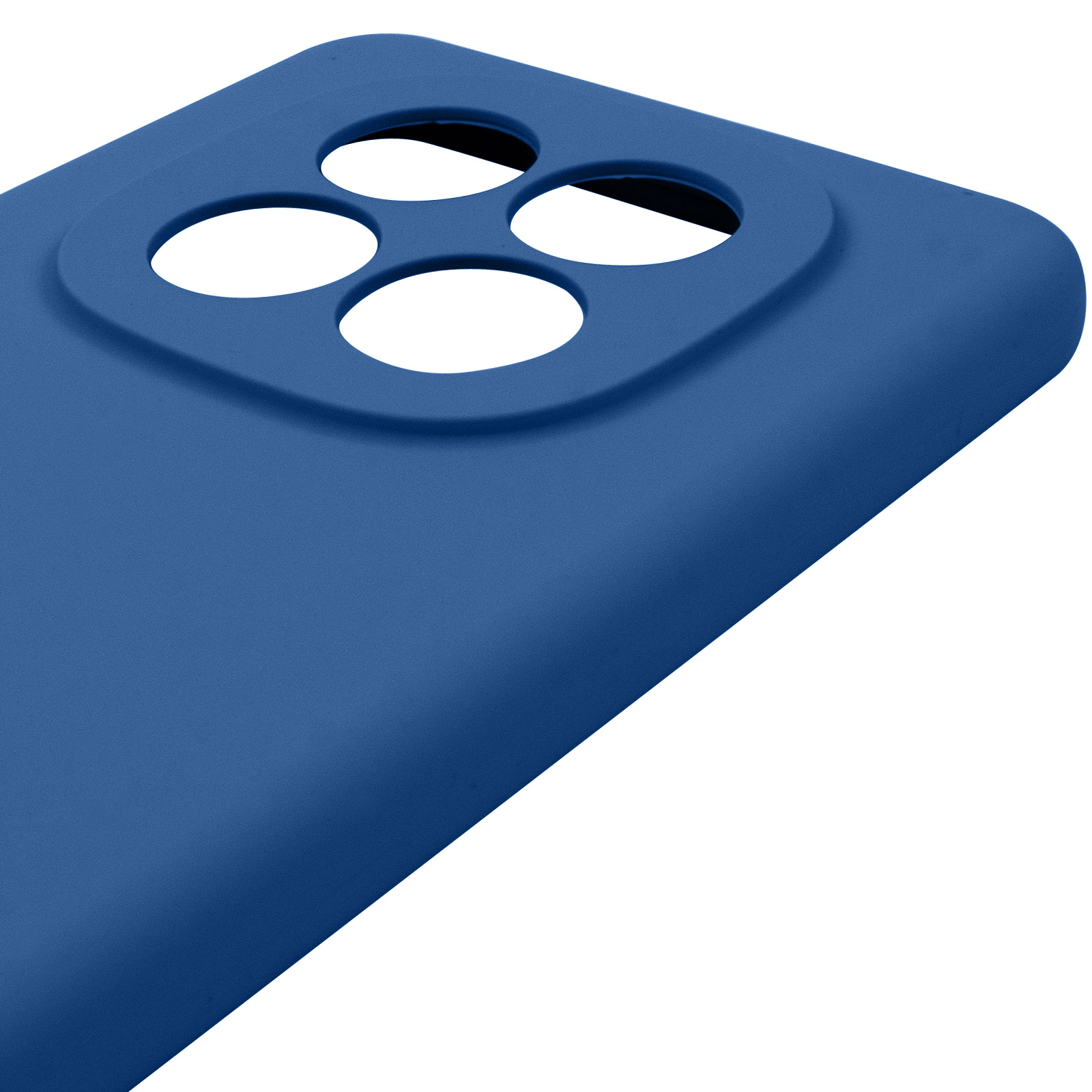 Чохол Silicone Cover Lakshmi Full Camera (AAA) для Xiaomi Redmi Note 14 Pro+, Синій / Denim Blue 3, Силікон, купити оптом з доставкою