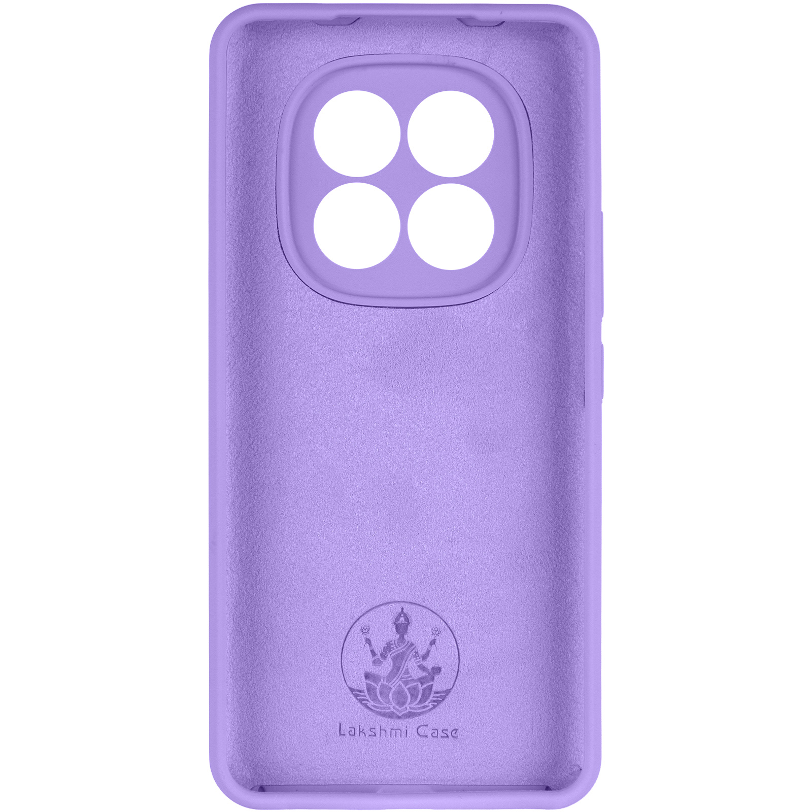 Чохол Silicone Cover Lakshmi Full Camera (AAA) для Xiaomi Redmi Note 14 Pro+, Бузковий / Dasheen 2, Силікон, купити оптом з доставкою