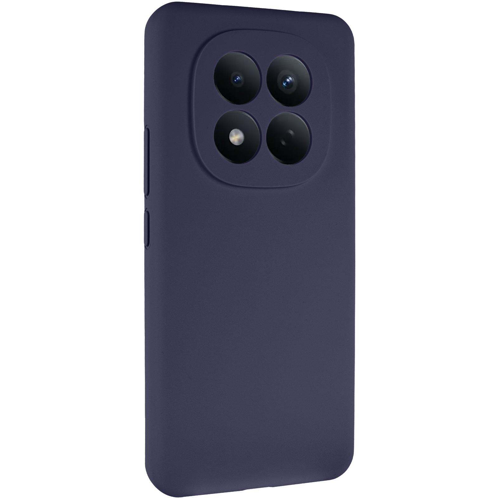 Чохол Silicone Cover Lakshmi Full Camera (AAA) для Xiaomi Redmi Note 14 Pro+, Темно-синій / Midnight blue, Силікон, купити оптом з доставкою