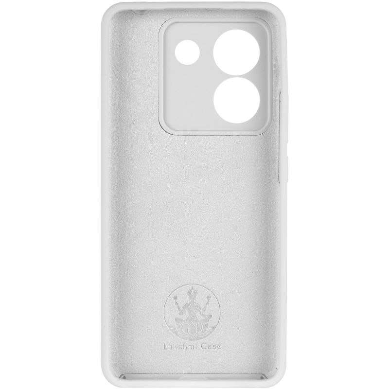 Чохол Silicone Cover Lakshmi Full Camera (AAA) для Xiaomi Poco M7 Pro 5G, Білий / White 2, Силікон, купити оптом з доставкою
