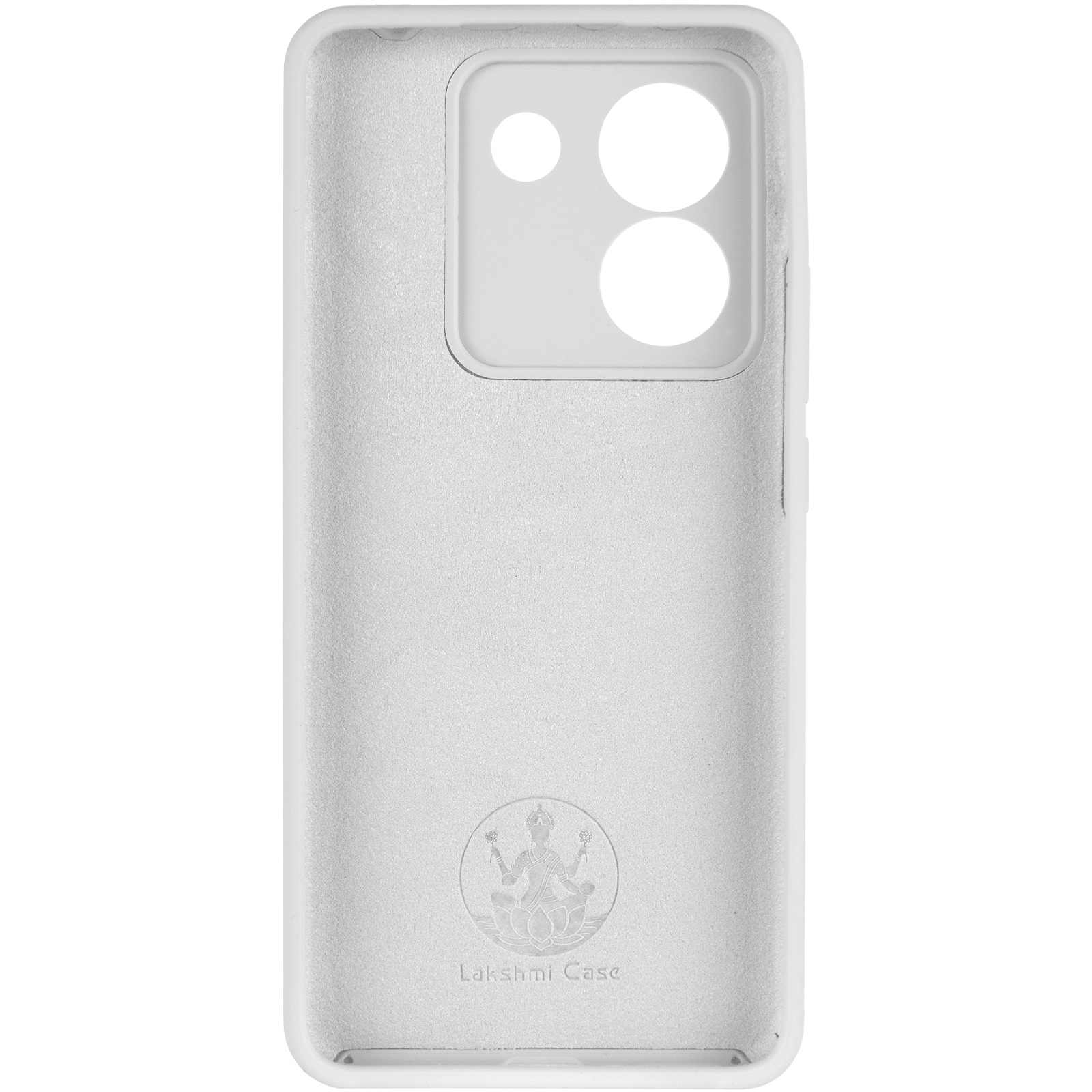 Чохол Silicone Cover Lakshmi Full Camera (AAA) для Xiaomi Poco M7 Pro 5G, Білий / White 2, Силікон, купити оптом з доставкою