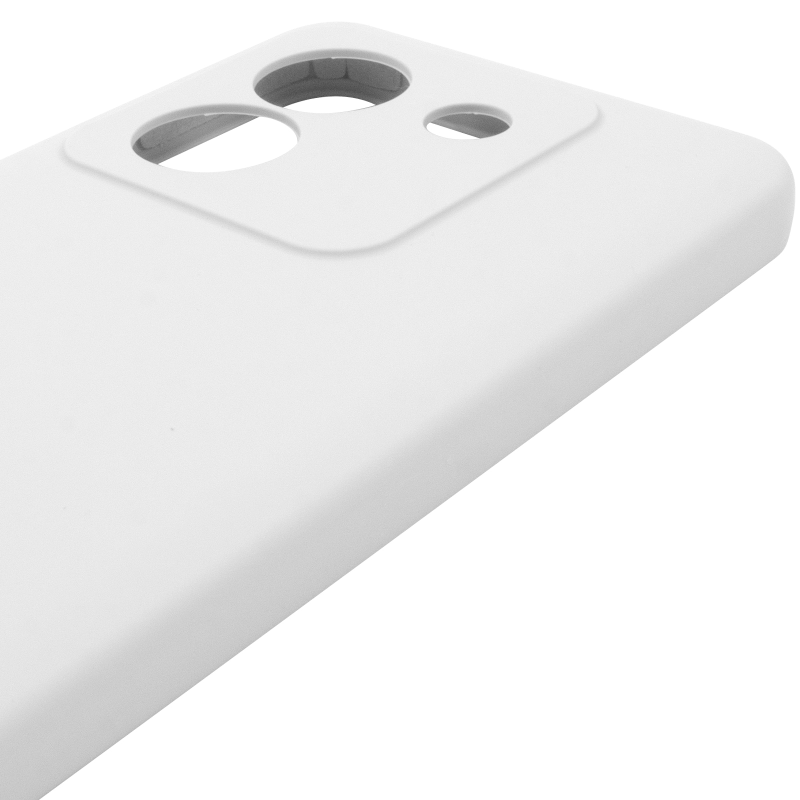 Чохол Silicone Cover Lakshmi Full Camera (AAA) для Xiaomi Poco M7 Pro 5G, Білий / White 3, Силікон, купити оптом з доставкою
